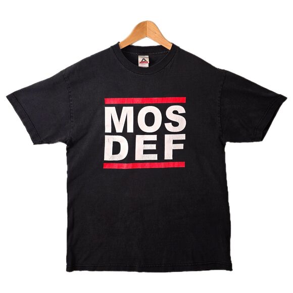 Vintage Mos Def Shirt Size Large Hip Hop Rap Tee Black Star Rawkus Y2K Vtg